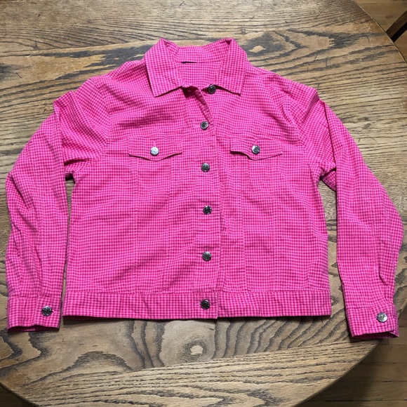 Lot of TWO Plaid/Checked Jean Jackets - Picture 2 of 6